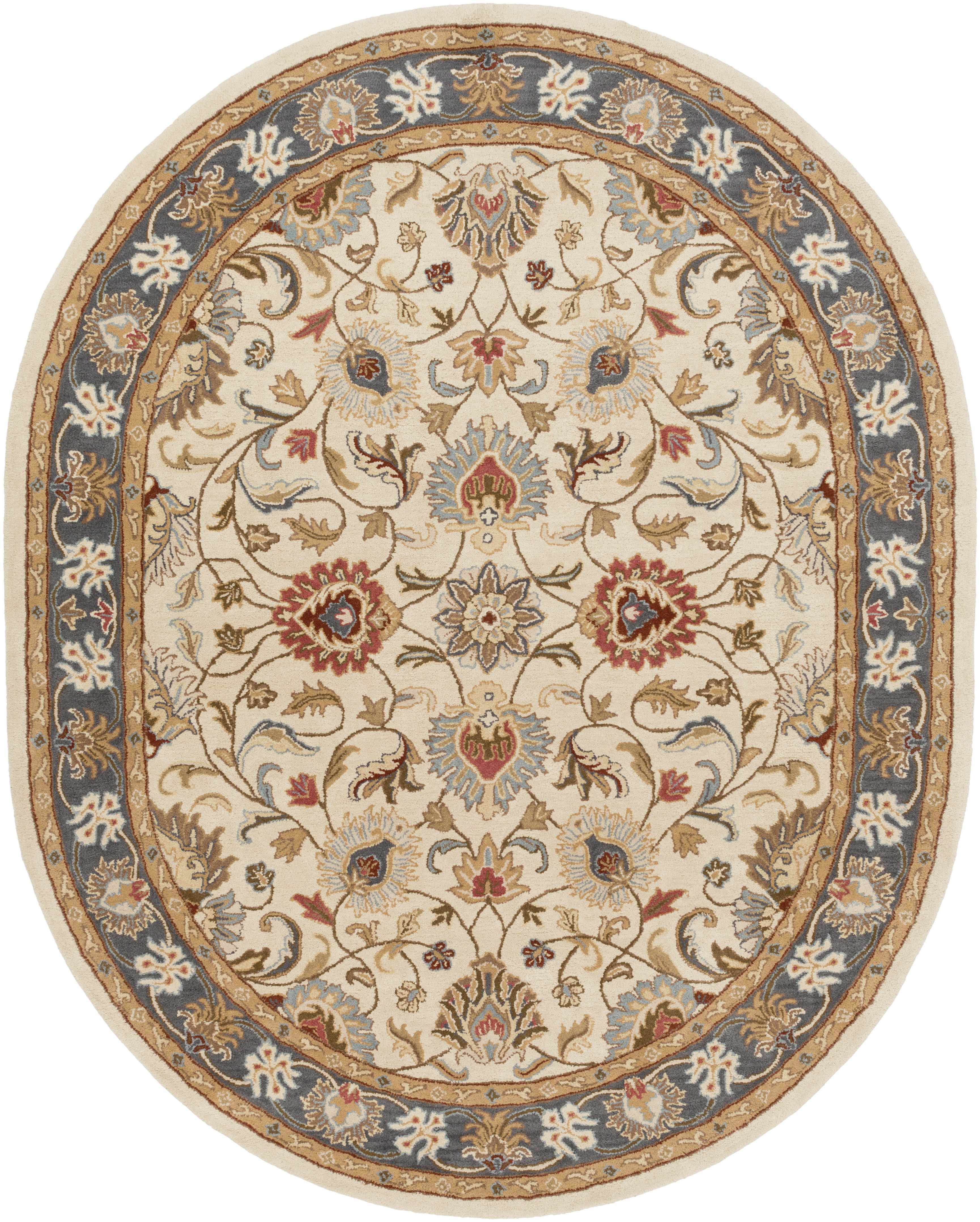 Cherryfield 1125 Yellow&Sage Wool Rug - Decor Addict, LLC