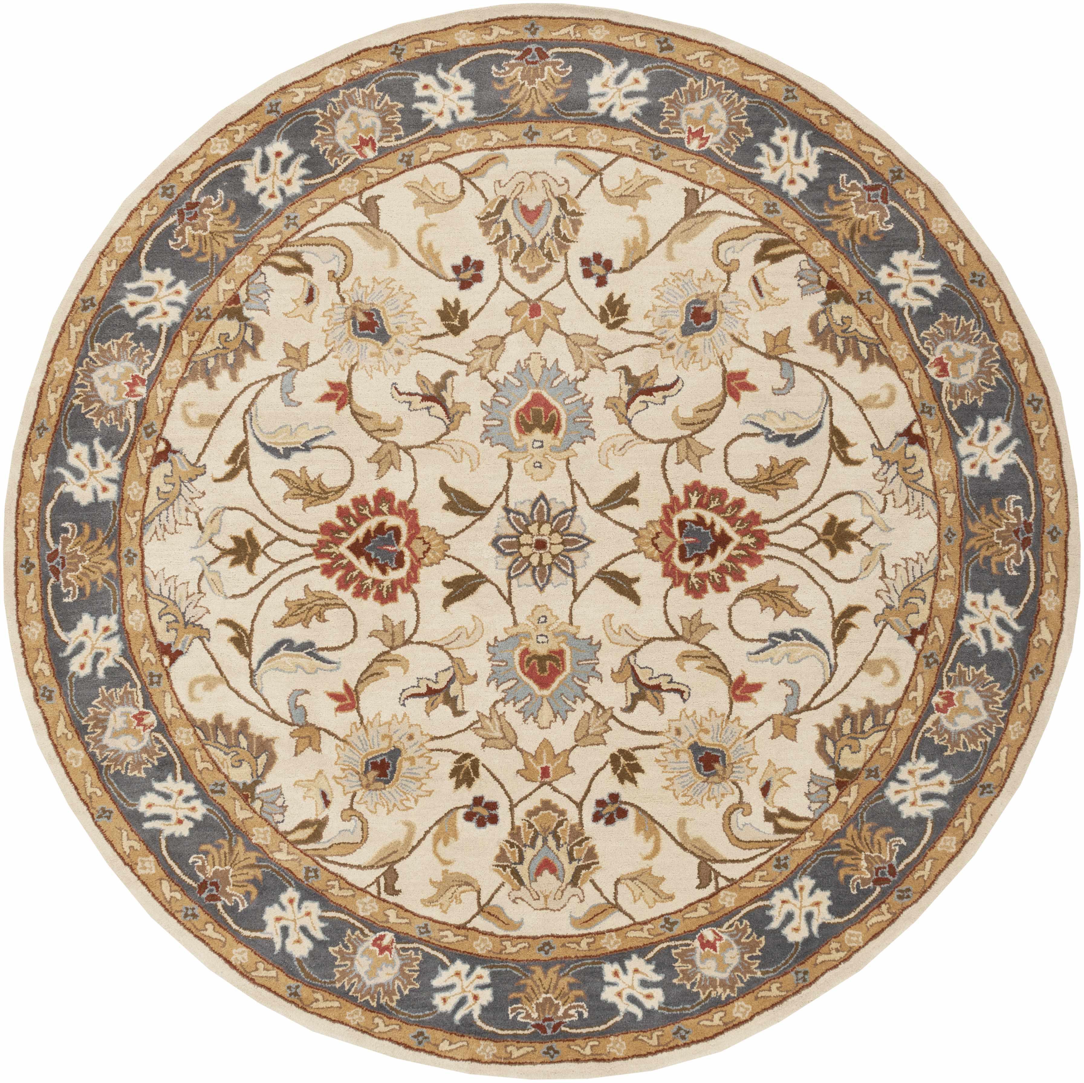 Cherryfield 1125 Yellow&Sage Wool Rug - Decor Addict, LLC