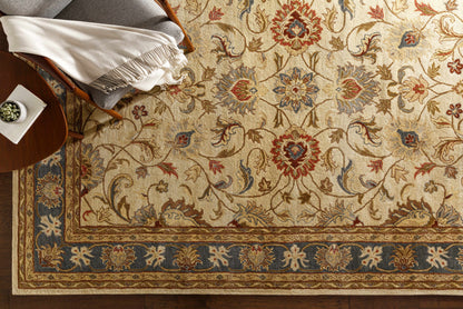 Cherryfield 1125 Yellow&Sage Wool Rug - Decor Addict, LLC