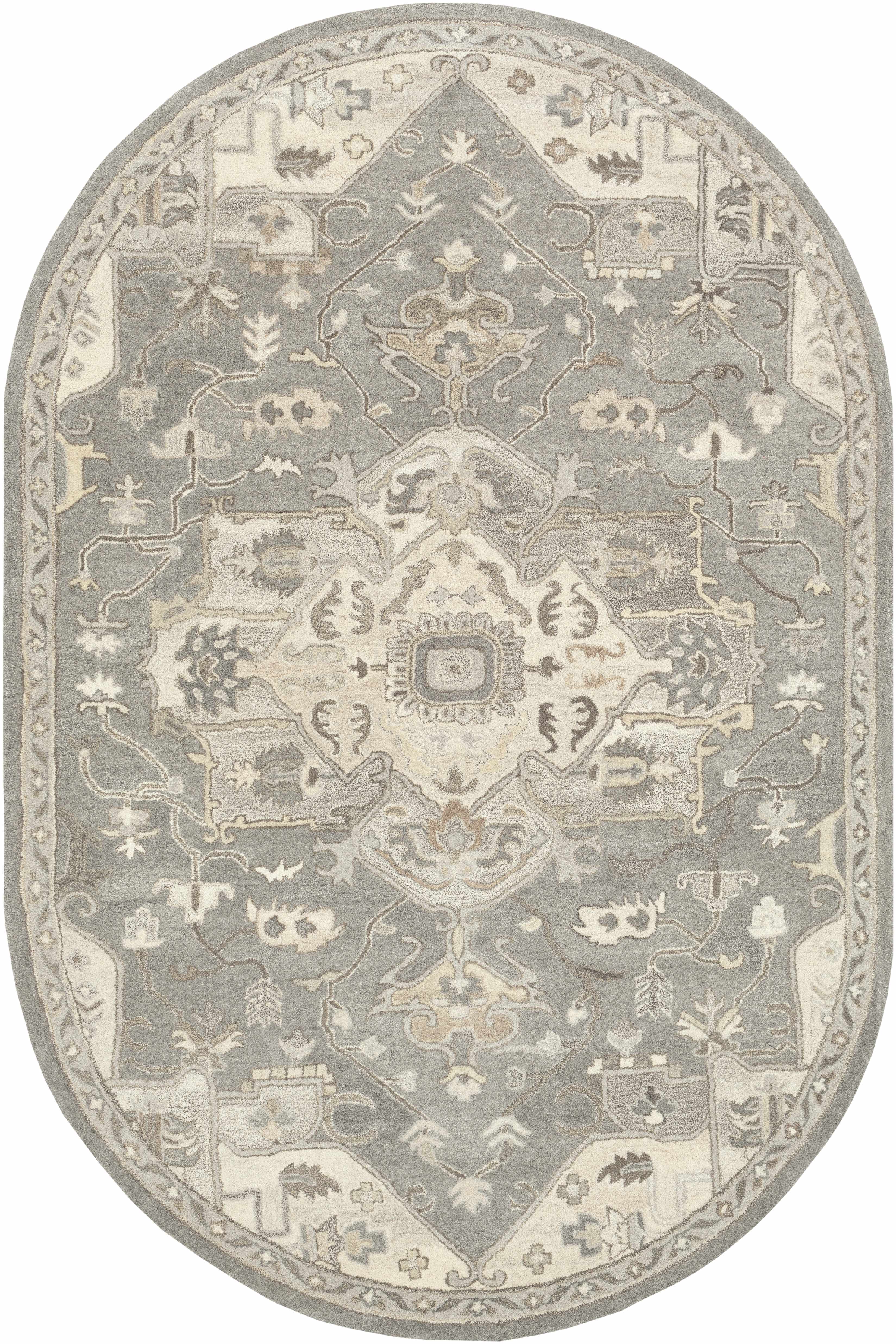 Broomfield Hand Tufted Taupe 1196 Area Rug - Decor Addict, LLC
