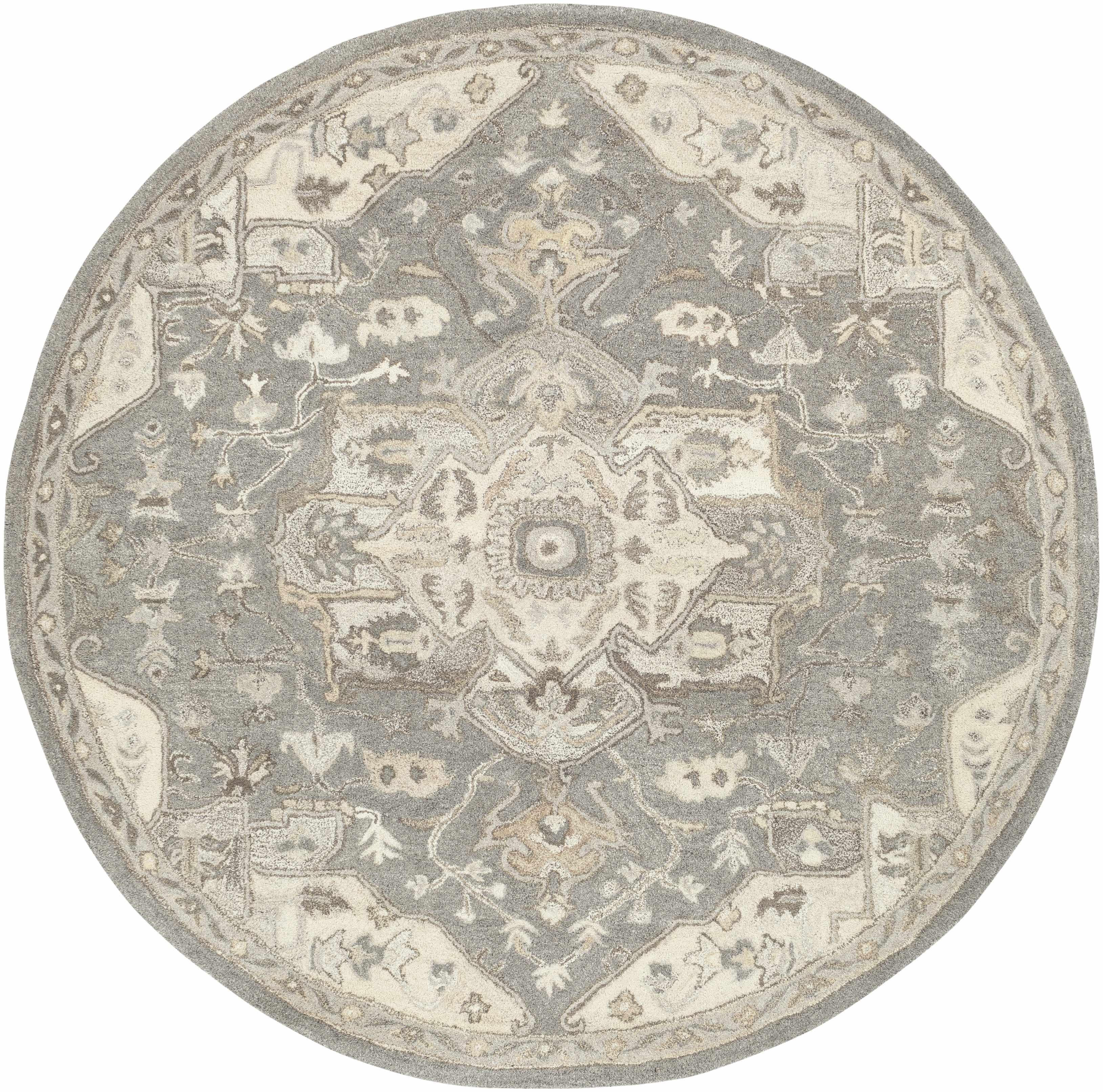Broomfield Hand Tufted Taupe 1196 Area Rug - Decor Addict, LLC