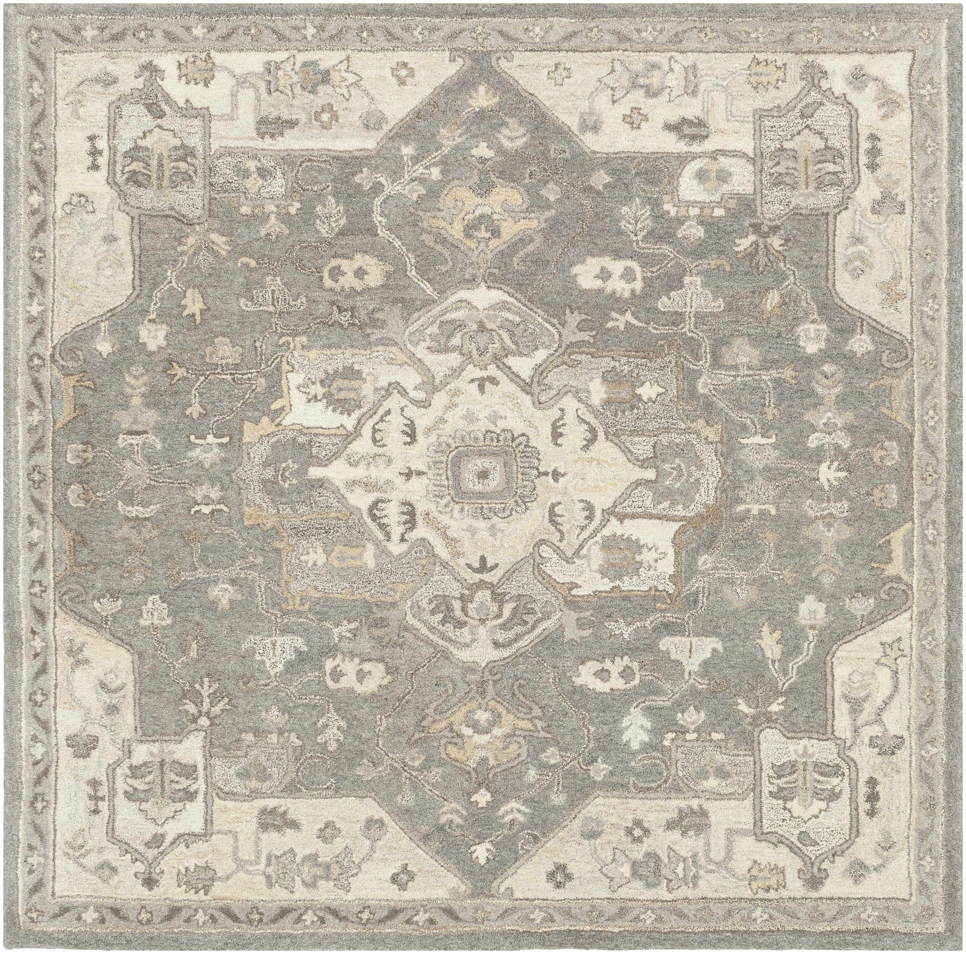 Broomfield Hand Tufted Taupe 1196 Area Rug - Decor Addict, LLC