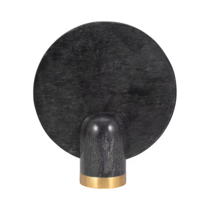 14" Canidy Black Marble Statuary - Decor Addict, LLC