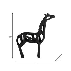 Horse Illusion Sculpture, Black