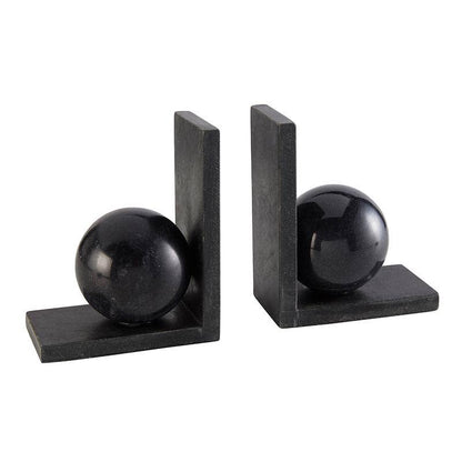 Black Marble Bookends - Decor Addict, LLC