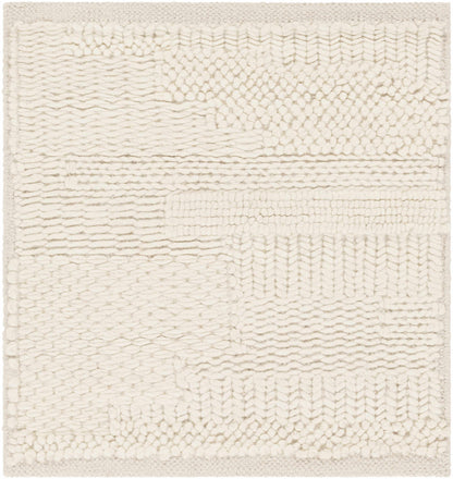 Cypress Cream Textured Wool Rug - Decor Addict, LLC