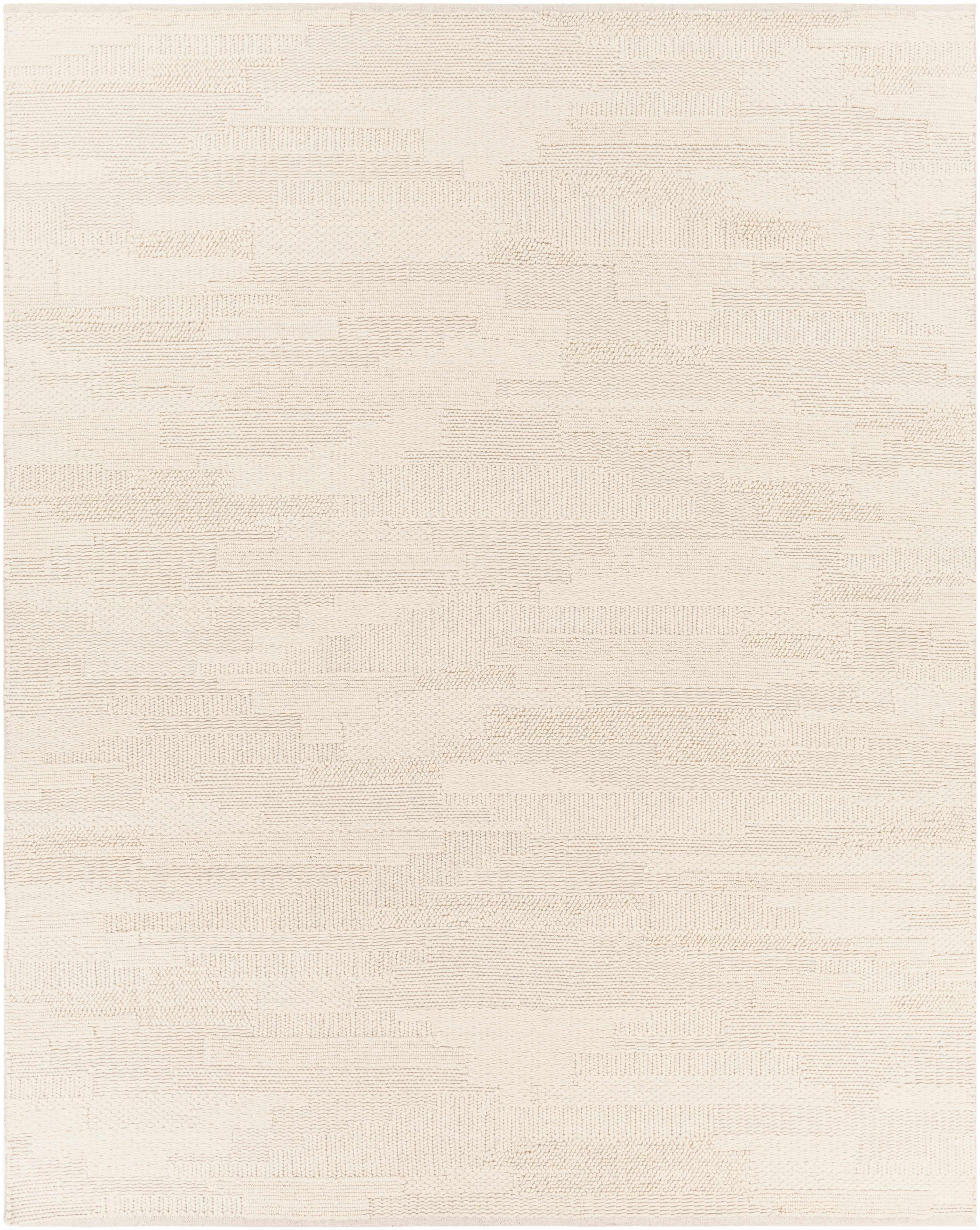 Cypress Cream Textured Wool Rug - Decor Addict, LLC