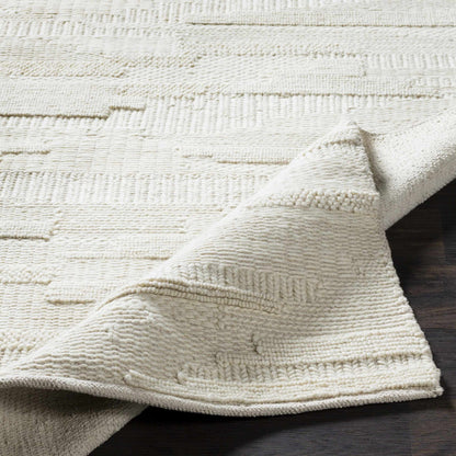 Cypress Cream Textured Wool Rug - Decor Addict, LLC