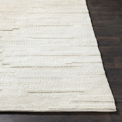 Cypress Cream Textured Wool Rug - Decor Addict, LLC