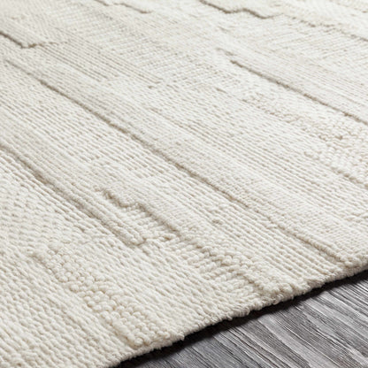 Cypress Cream Textured Wool Rug - Decor Addict, LLC