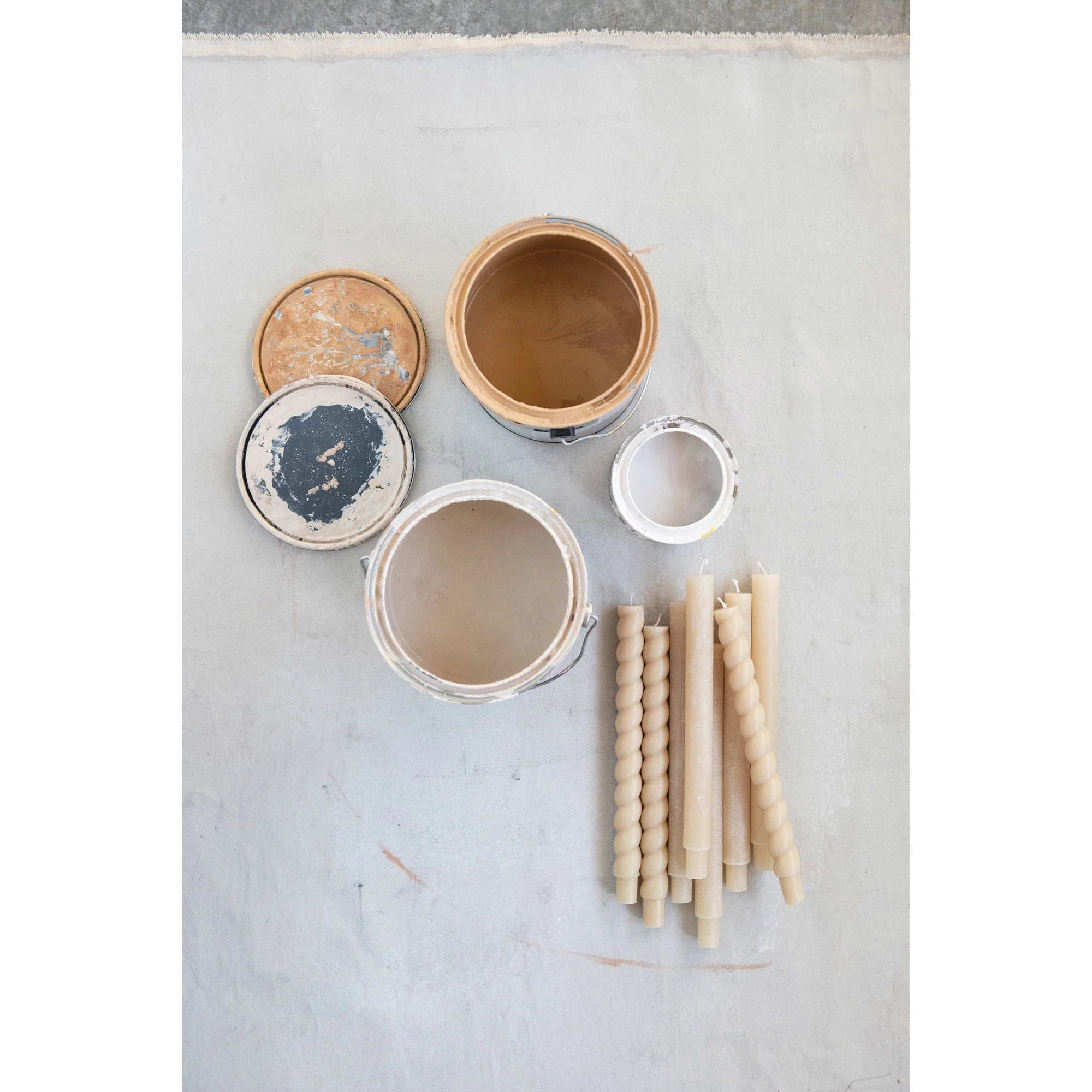 Unscented Twisted Taper Candles in Box, Set of 2 - Decor Addict, LLC