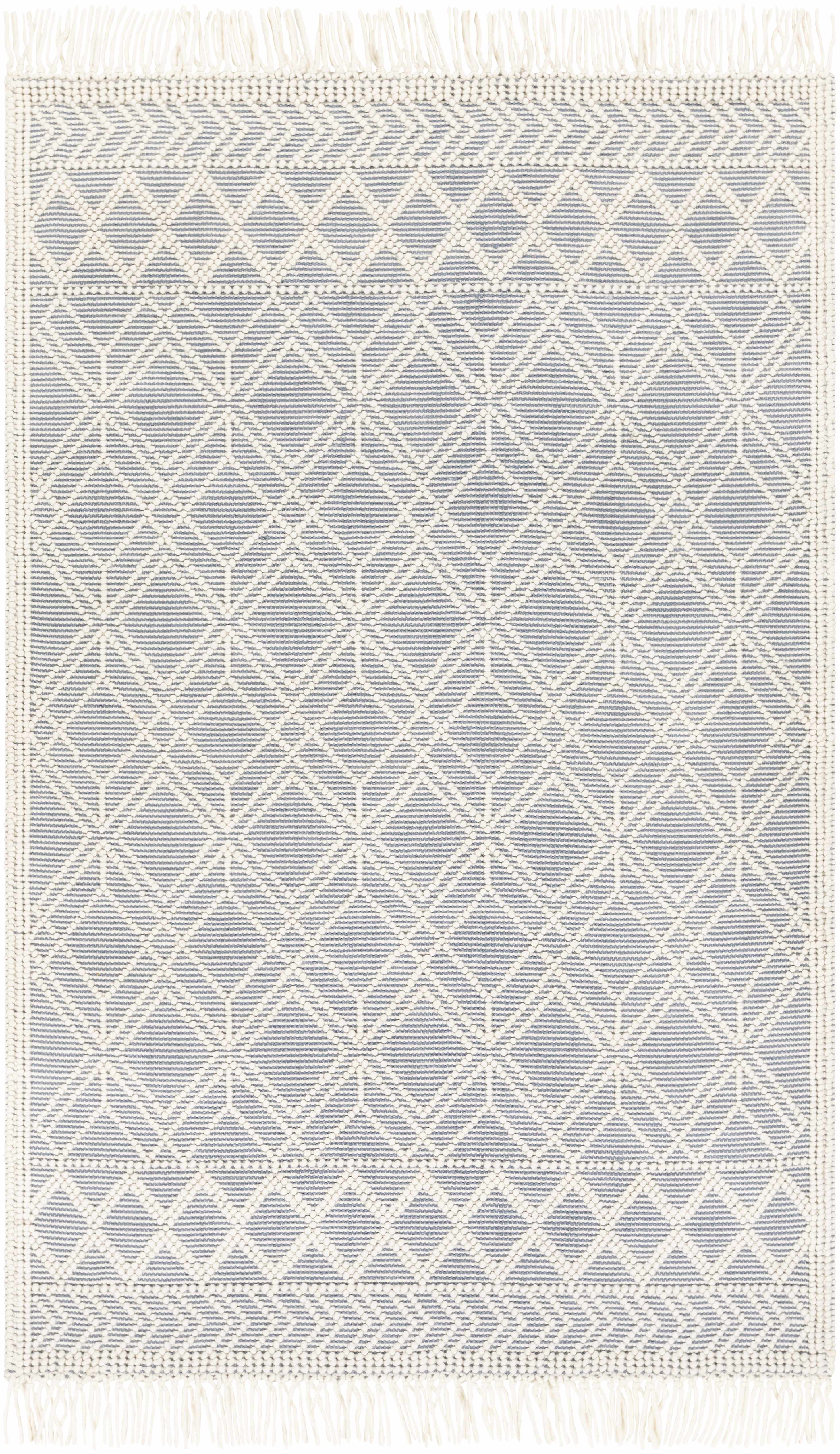 Ramsbury Ivory & Blue Area Rug - Decor Addict, LLC