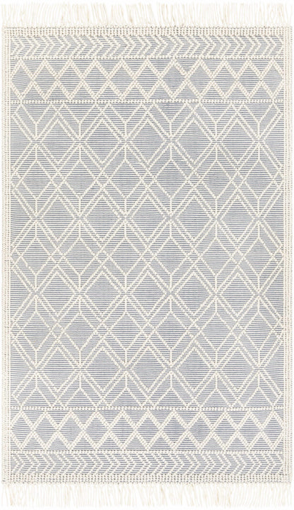 Ramsbury Ivory & Blue Area Rug - Decor Addict, LLC