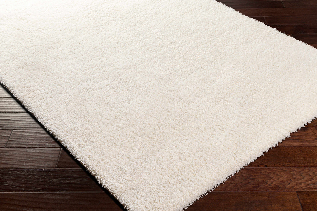 Heavenly Solid Cream Plush Rug - Decor Addict, LLC