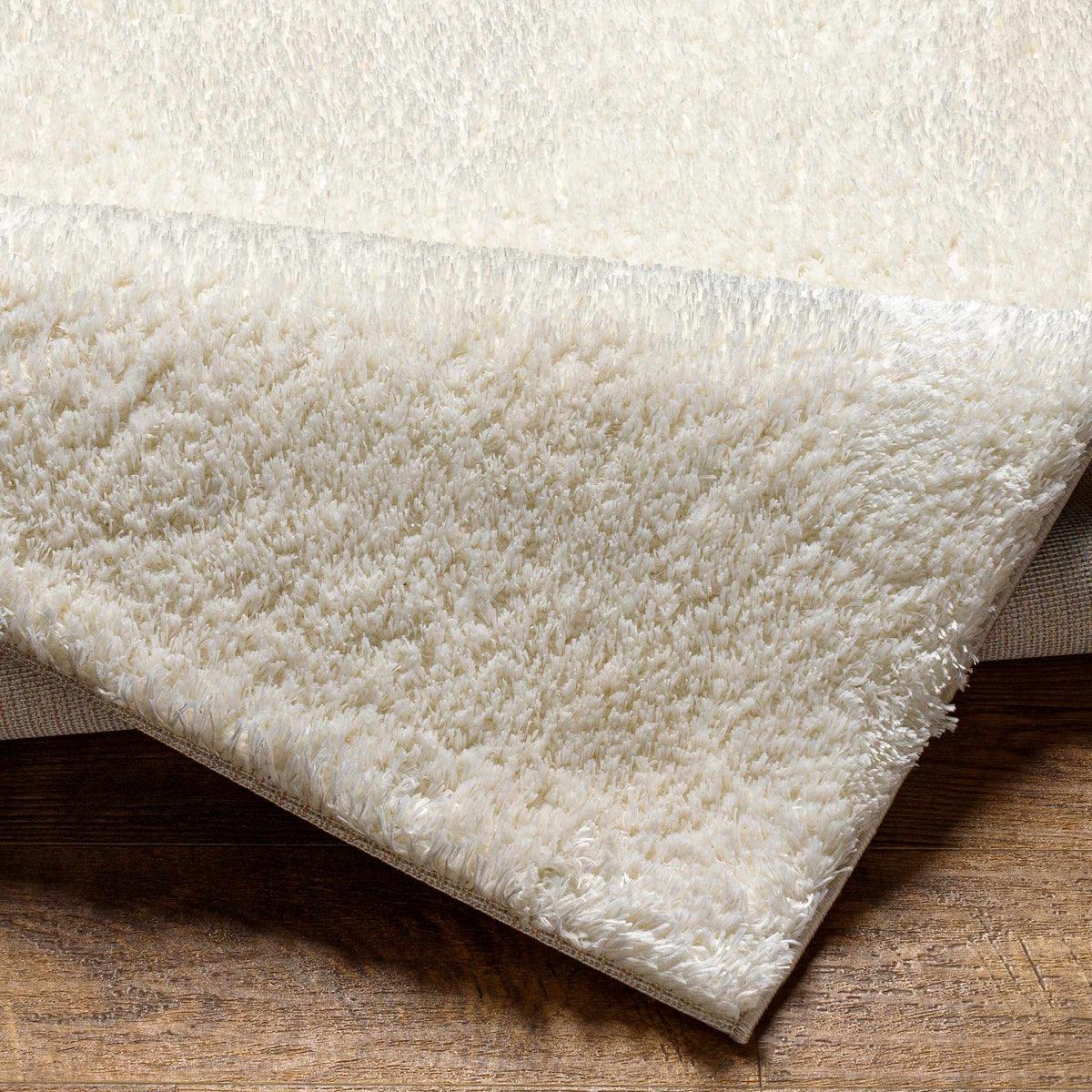 Heavenly Solid Cream Plush Rug - Decor Addict, LLC