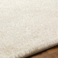 Heavenly Solid Cream Plush Rug - Decor Addict, LLC