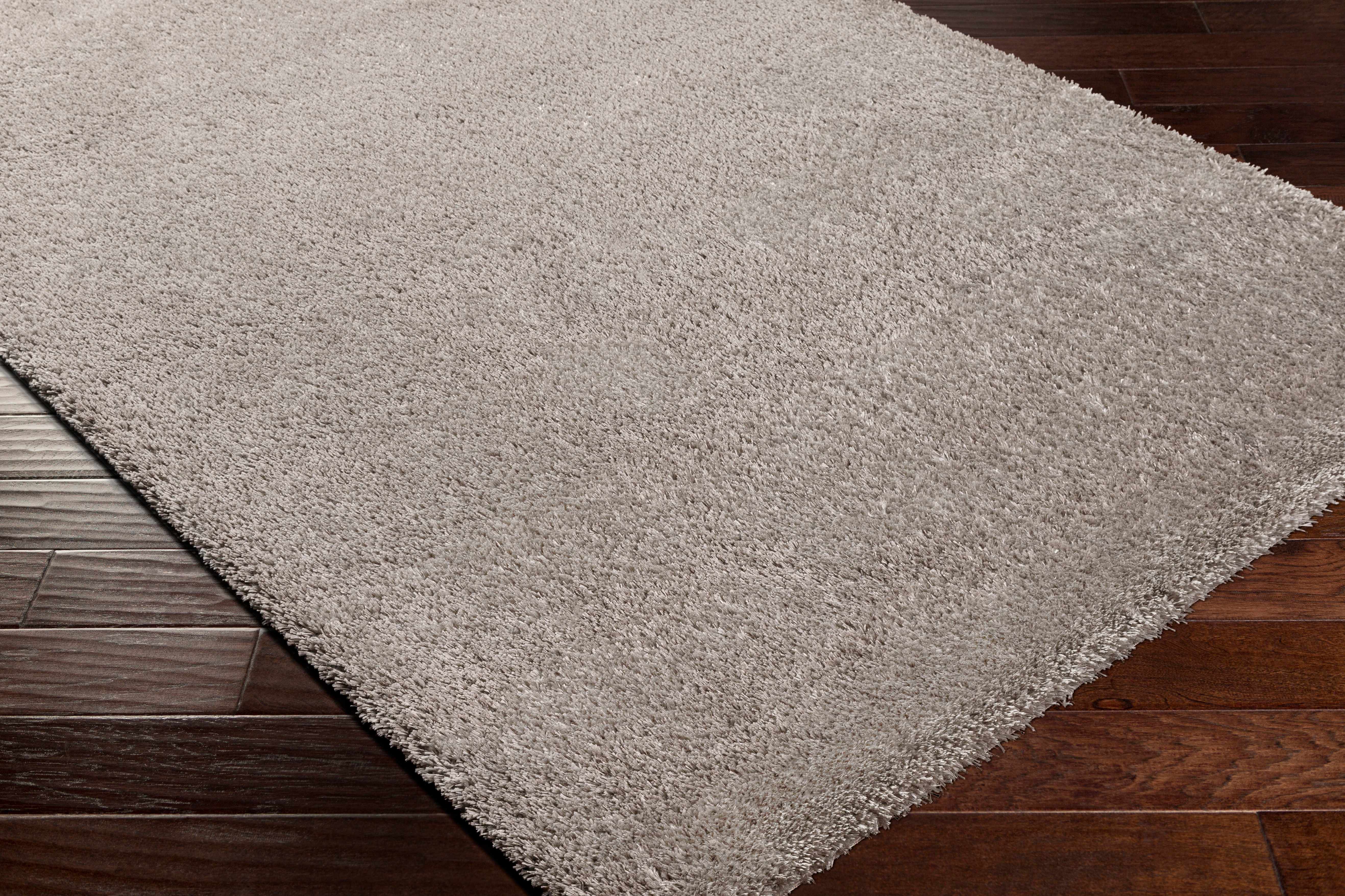 Heavenly Solid Gray Plush Rug - Decor Addict, LLC
