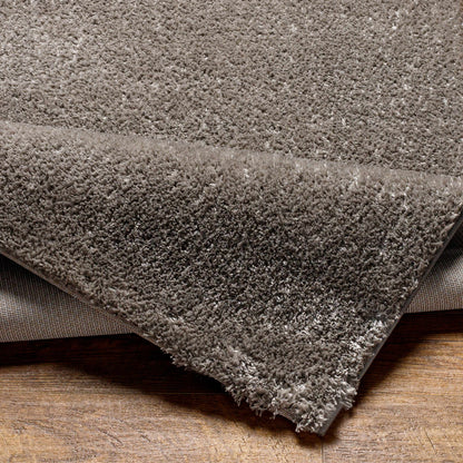 Heavenly Solid Gray Plush Rug - Decor Addict, LLC