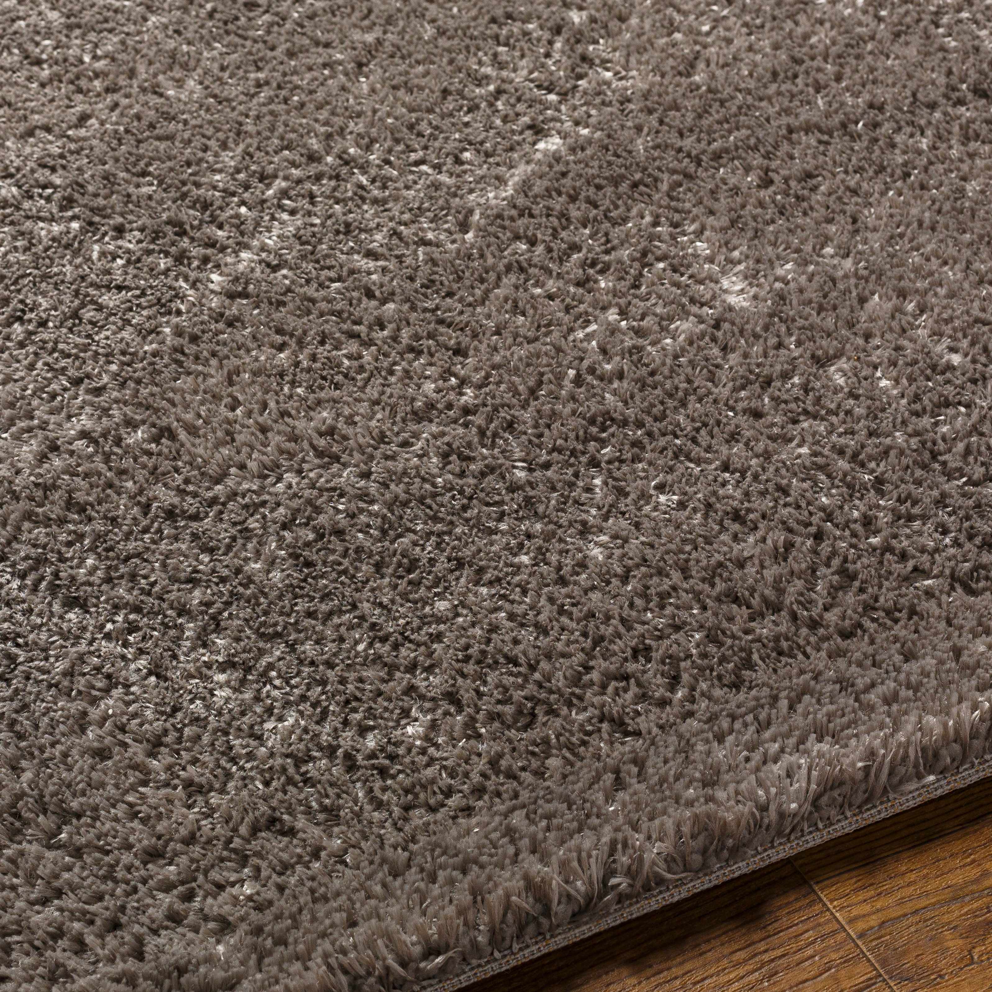 Heavenly Solid Gray Plush Rug - Decor Addict, LLC