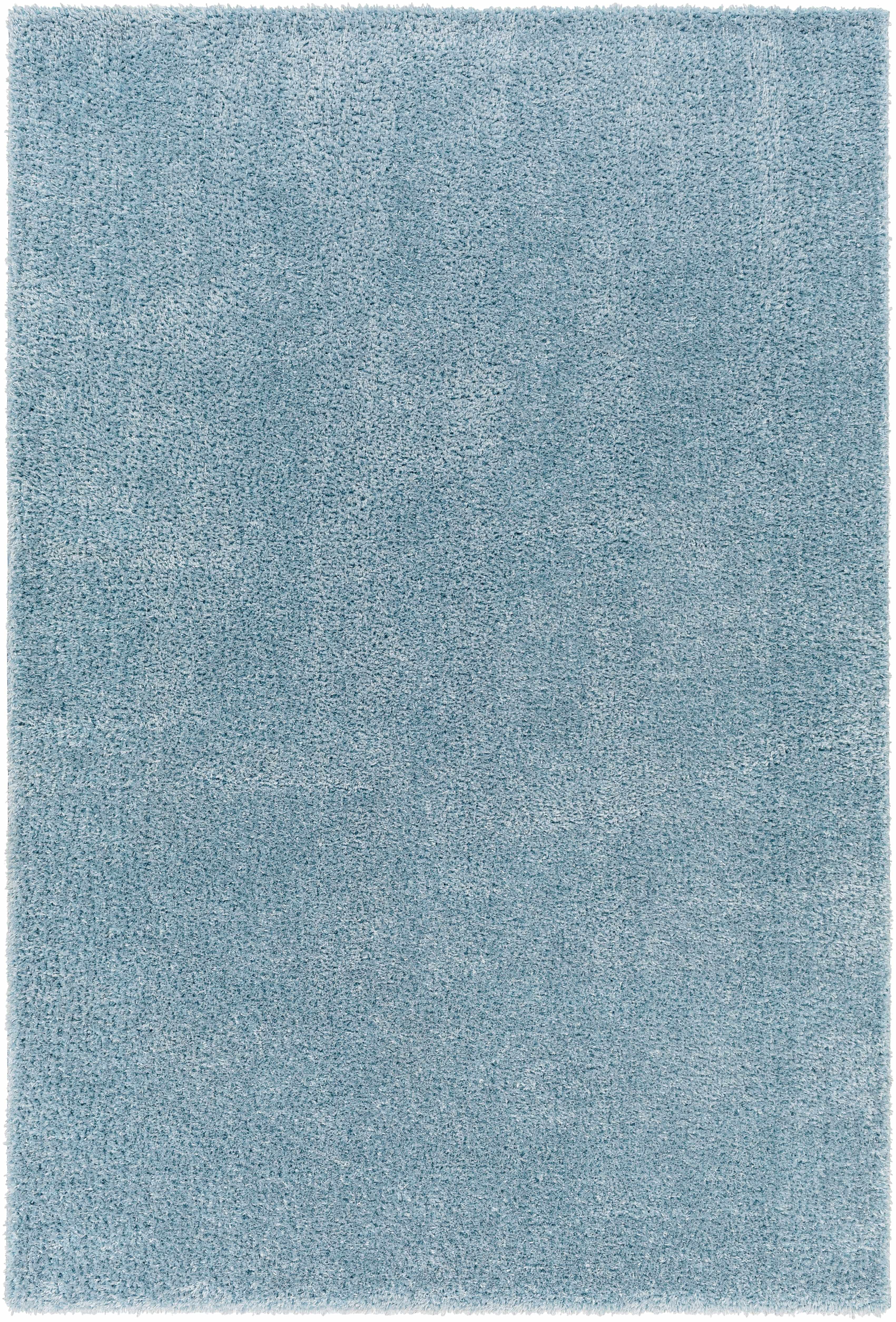 Heavenly Solid Blue Plush Rug - Decor Addict, LLC