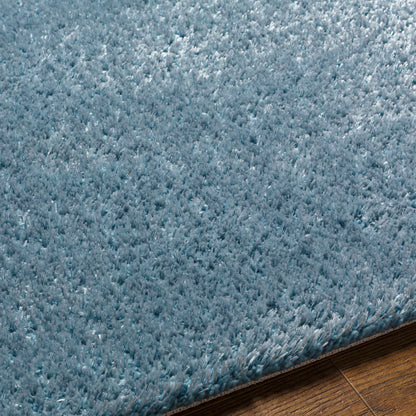 Heavenly Solid Blue Plush Rug - Decor Addict, LLC