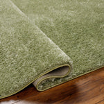 Heavenly Solid Green Plush Rug - Decor Addict, LLC