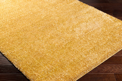Heavenly Solid Mustard Plush Rug - Decor Addict, LLC