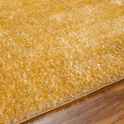Heavenly Solid Mustard Plush Rug - Decor Addict, LLC