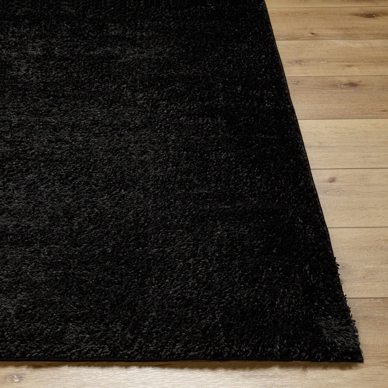 Heavenly Solid Black Plush Rug - Decor Addict, LLC