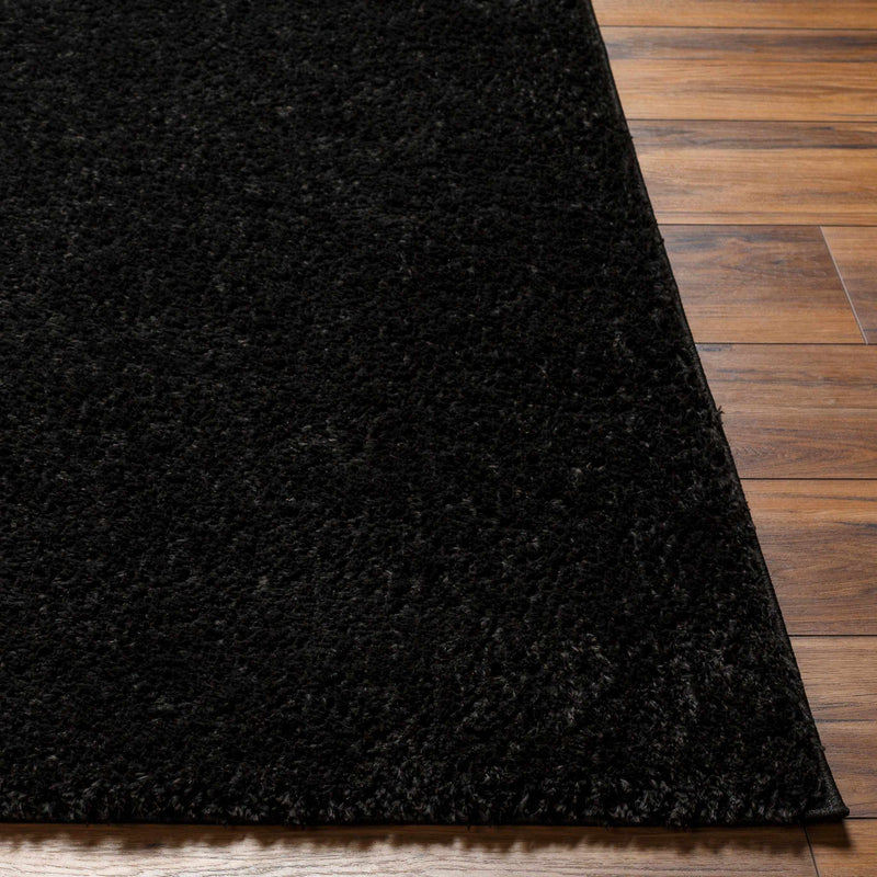 Heavenly Solid Black Plush Rug - Decor Addict, LLC