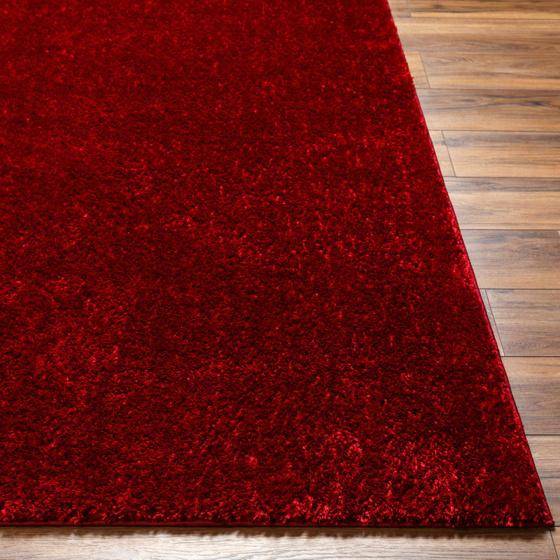 Heavenly Solid Red Plush Rug - Decor Addict, LLC