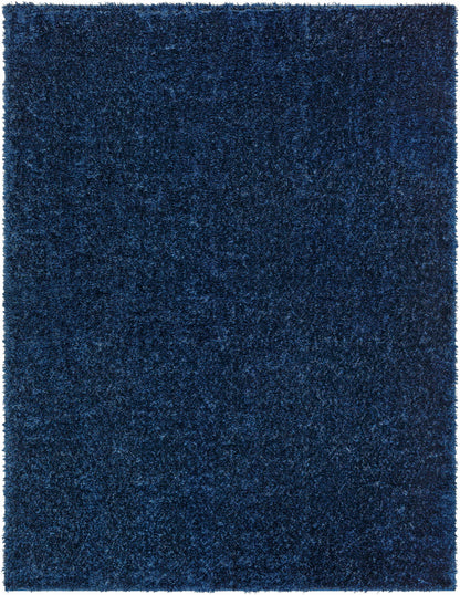 Heavenly Solid Navy Plush Rug - Decor Addict, LLC