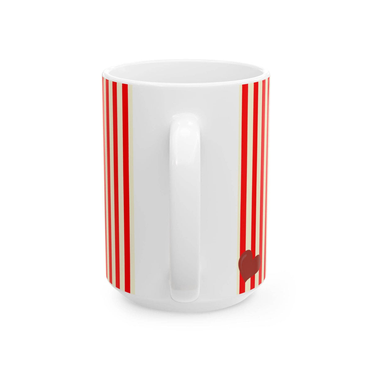 I Love Coffee Ceramic Mug-RED, J'adore le café: 11oz