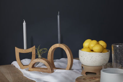 Celia Candleholder — 8" x 1.5" x 8" - Decor Addict, LLC
