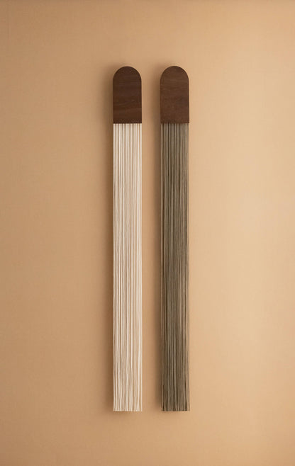 Macrame Fiber Wall Hanging for Elegant Home V80 : Taupe / Jacobean - Decor Addict, LLC