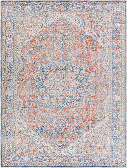 Wacousta Red&Blue Washable Rug - Decor Addict, LLC