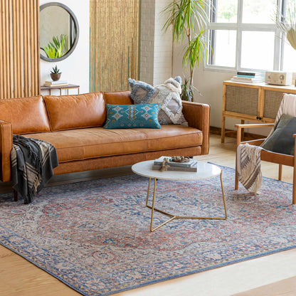 Wacousta Red&Blue Washable Rug - Decor Addict, LLC