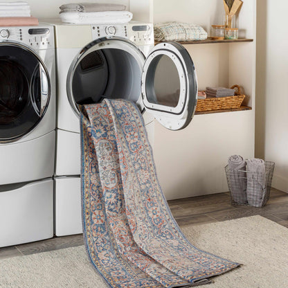 Wacousta Red&Blue Washable Rug - Decor Addict, LLC