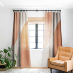 Minimal Arches Peach Fuzz by Colour Poems Window Treatment - Decor Addict, LLC