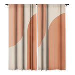 Minimal Arches Peach Fuzz by Colour Poems Window Treatment - Decor Addict, LLC