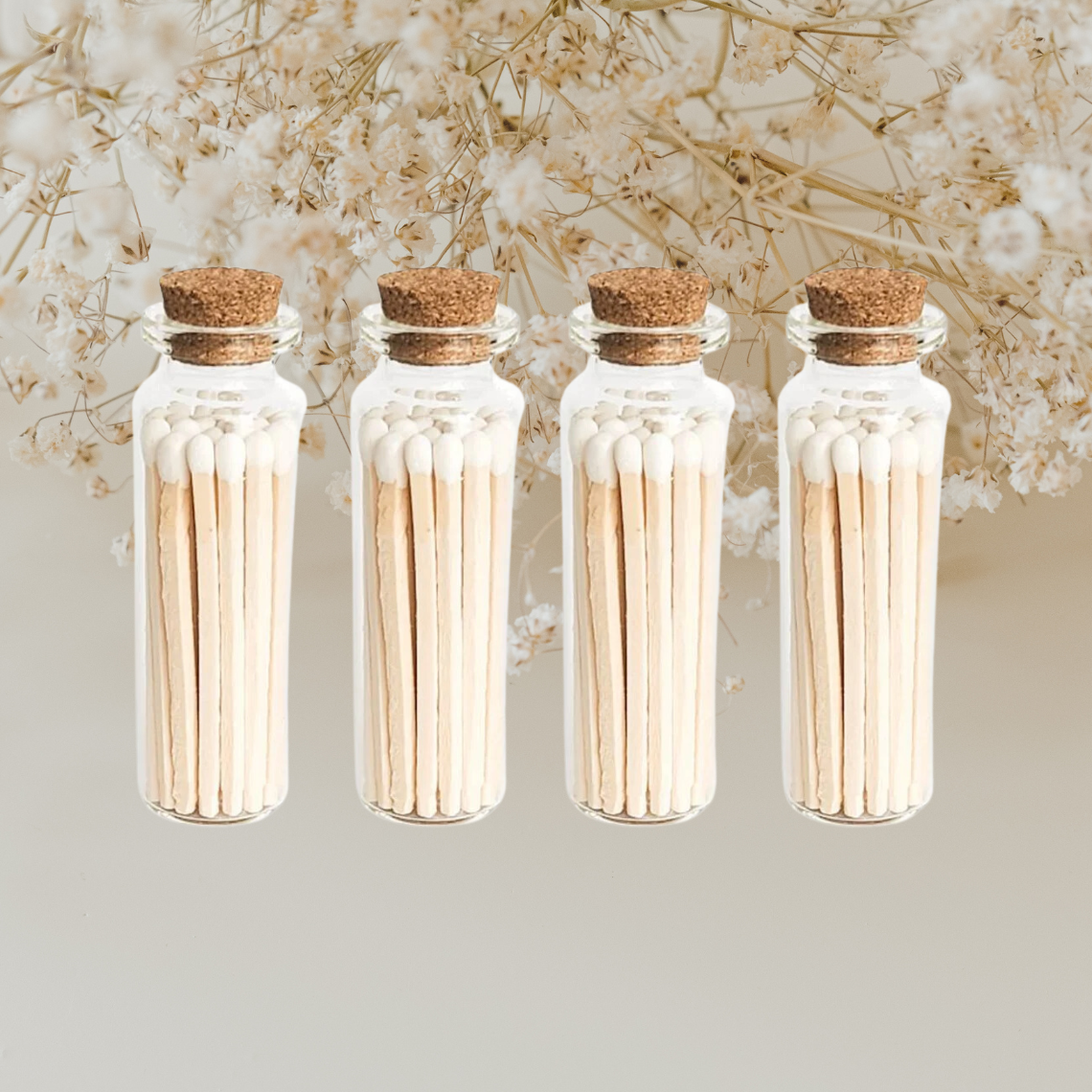 Matches Scented | Incense Match Stick Glass Jar Aromatherapy: VANILLA - Decor Addict, LLC
