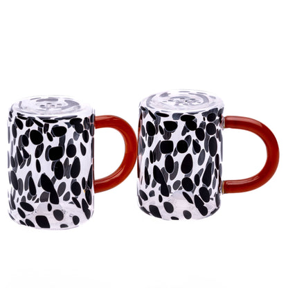 UK:Glass Salt and Pepper Shaker : Black Spotty - Decor Addict, LLC