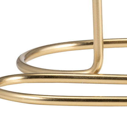 Metal Modern Open-Frame Dual Candle Holder - Gold, 8 in. - Decor Addict, LLC