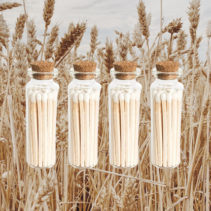 Matches Scented | Incense Match Stick Glass Jar Aromatherapy: OCEAN - Decor Addict, LLC