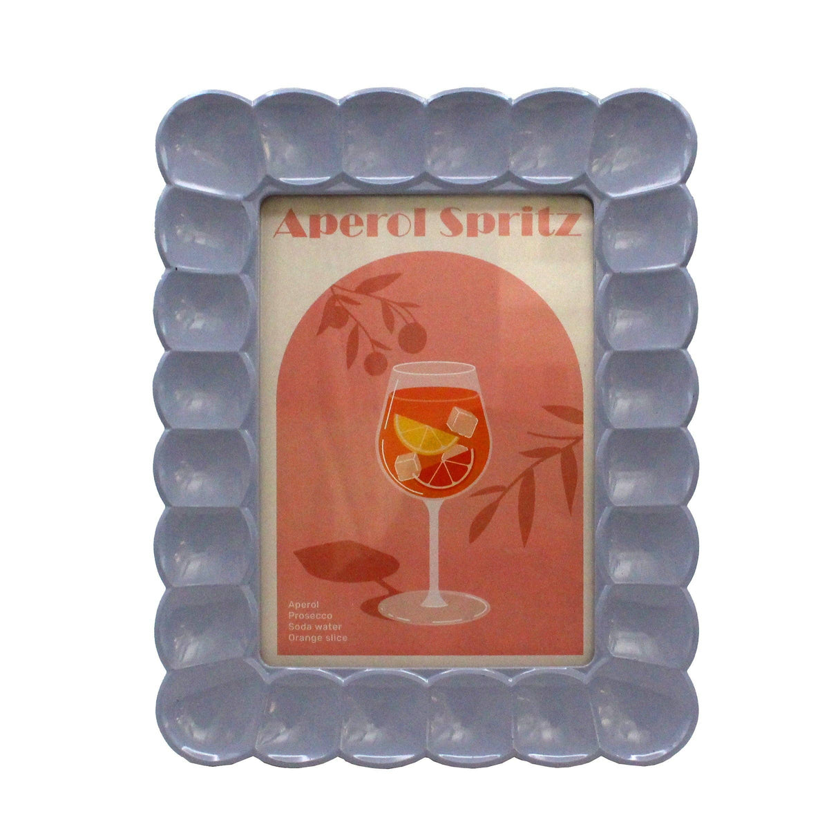 Periwinkle Bubble Picture Frame, 5x7