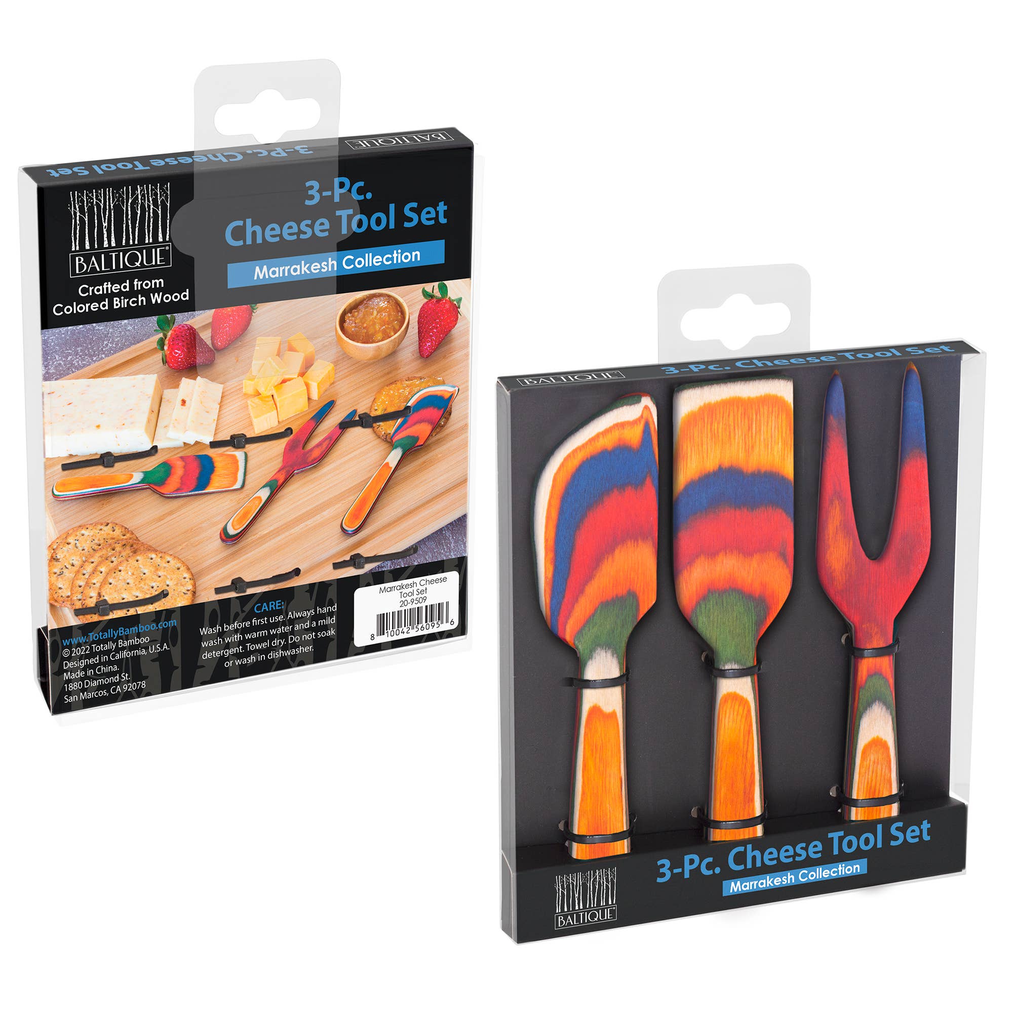 Baltique® Marrakesh Collection 3-Piece Cheese Tool Set - Decor Addict, LLC