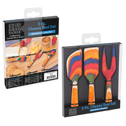 Baltique® Marrakesh Collection 3-Piece Cheese Tool Set - Decor Addict, LLC