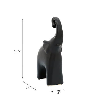 Cer, 6x11"  Elephant Matte Black - Decor Addict, LLC