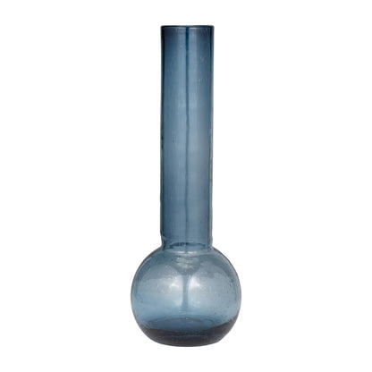 Glass, 20" Vase Blue - Decor Addict, LLC