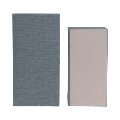 S/2 12/14" Rectangular Faux Leather Boxes, Blue - Decor Addict, LLC